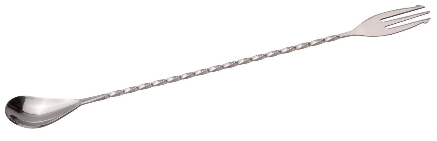 Mixlöffel mit Gabel 30cm Edelstahl