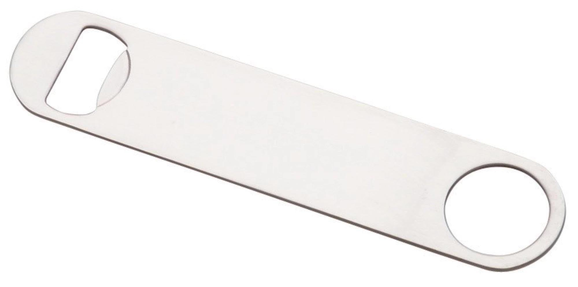 Eleganter 18cm Flaschenöffner aus Edelstahl von Piazza: robust, korrosionsbeständig, ergonomisch – ideal für Bar und Küche.