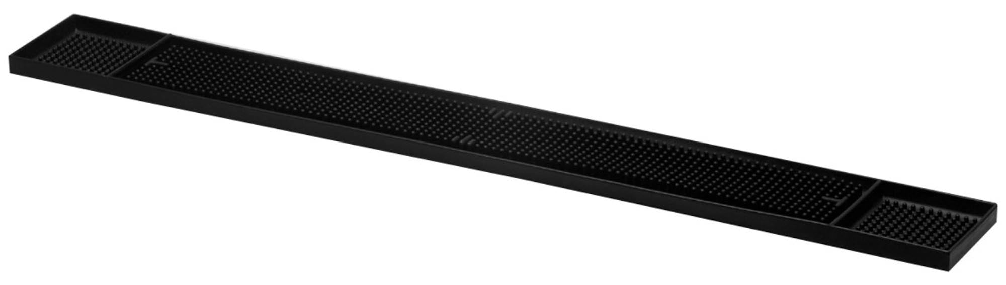 Schwarze Barmatte von Piazza: Robuste, rutschfeste Oberfläche für Sicherheit und Hygiene. Perfekt für jede Bar, leicht zu reinigen und langlebig.