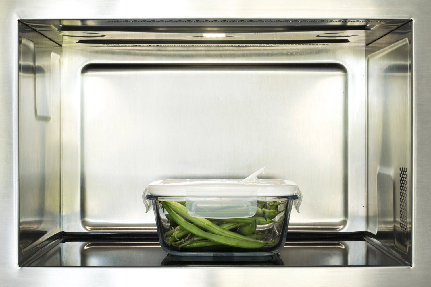 <tc>Pebbly</tc> Glass storage jar with valve, square 80cl