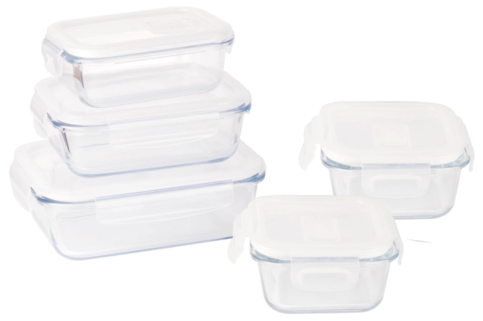 Pebbly Glasdosen Set: Nachhaltige Frische für Ihre Küche.