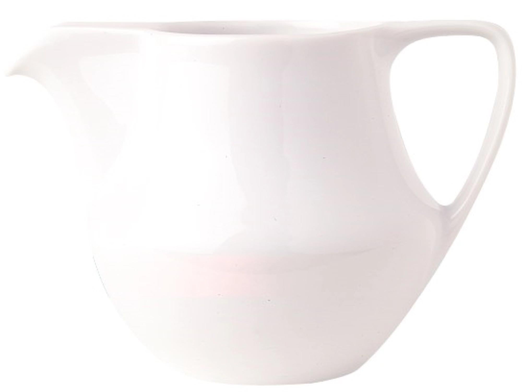 Die Uni 09 Giesser Kanne von Royal Porcelain: 0,13l, hochwertiges Porzellan, hitzebeständig, kratzfest, stilvoll, ergonomisch, tropffrei.