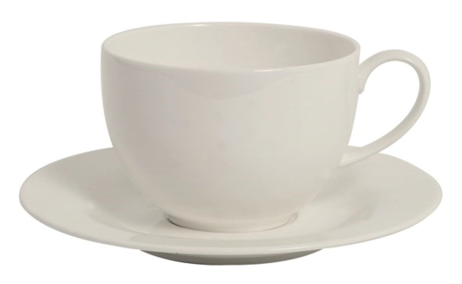 Verona BC Mokka Untertasse 12cm passt zu R2913 und R2972 in Weiss präsentiert im Onlineshop von KAQTU Design AG. Tasse ist von Royal Porcelain