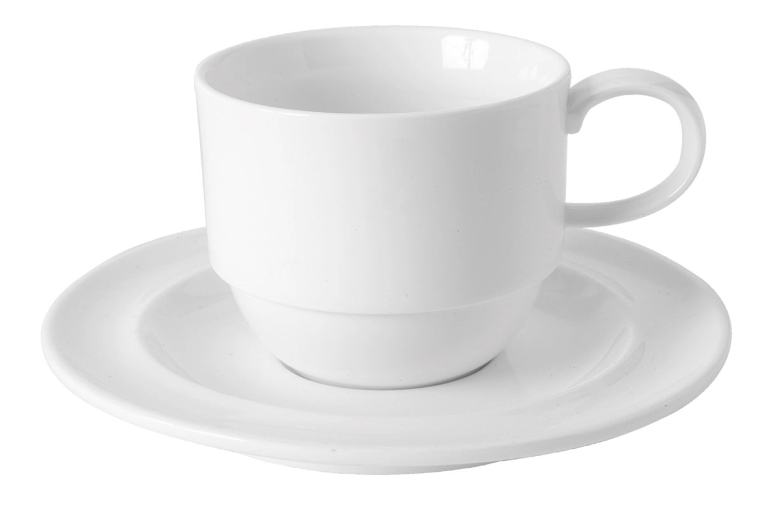 Advantage Kaffee Obertasse stapelbar 0.2lt in Weiss präsentiert im Onlineshop von KAQTU Design AG. Tasse ist von Royal Porcelain