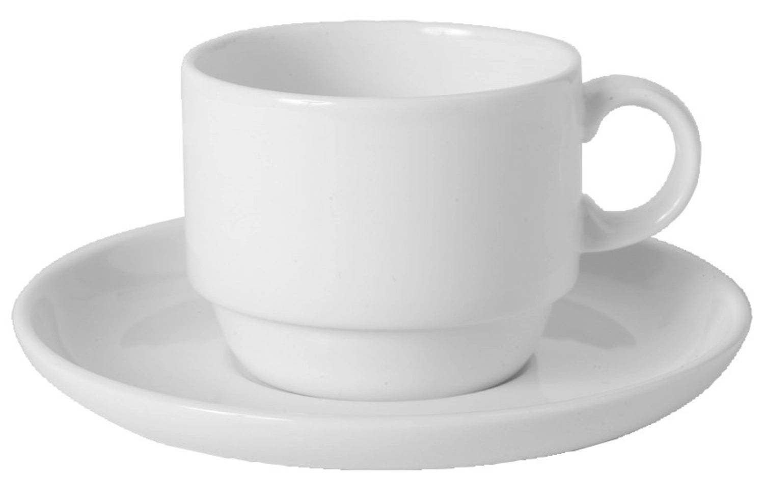 Advantage Mokkatasse stapelbar 0.1lt in Weiss präsentiert im Onlineshop von KAQTU Design AG. Tasse ist von Royal Porcelain
