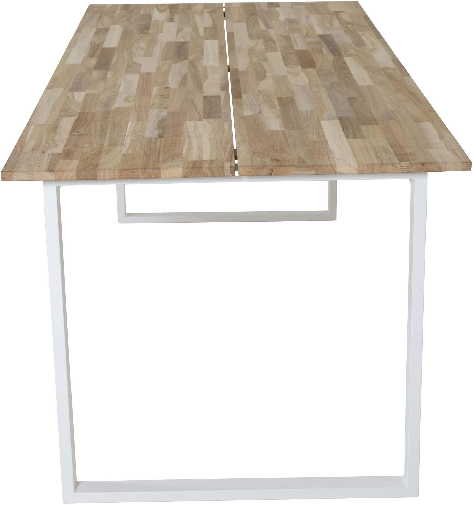 Cirebon Tisch in Weiss präsentiert im Onlineshop von KAQTU Design AG. Esstisch ist von Venture Home