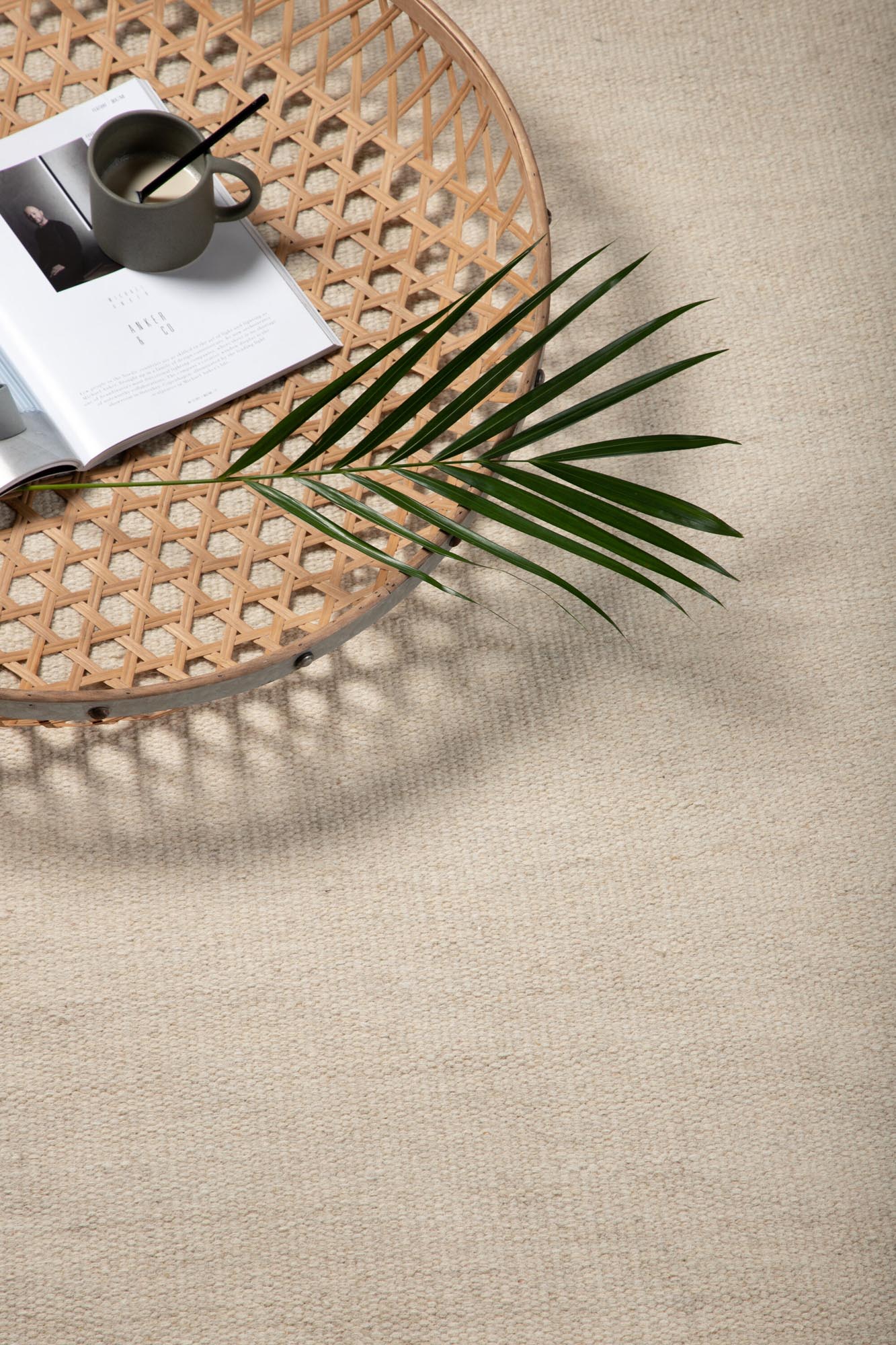 Jaipur Teppich in Beige präsentiert im Onlineshop von KAQTU Design AG. Teppich ist von Venture Home