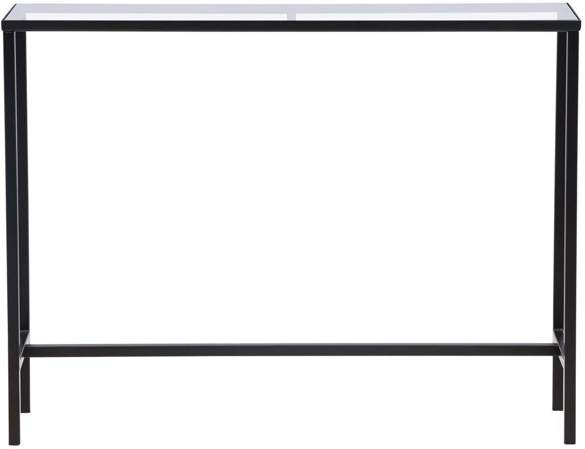 Entdecken Sie den Dipp Beistelltisch von Venture Home – ein stilvolles Möbelstück aus Glas und Stahl, perfekt für jeden Raum!