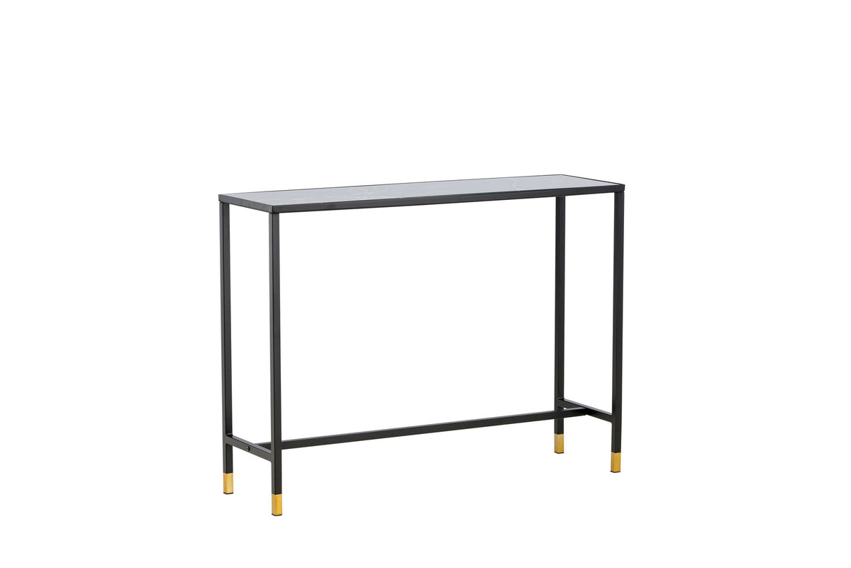 Dipp Beistelltisch in Schwarz/Gold präsentiert im Onlineshop von KAQTU Design AG. Beistelltisch ist von Venture Home
