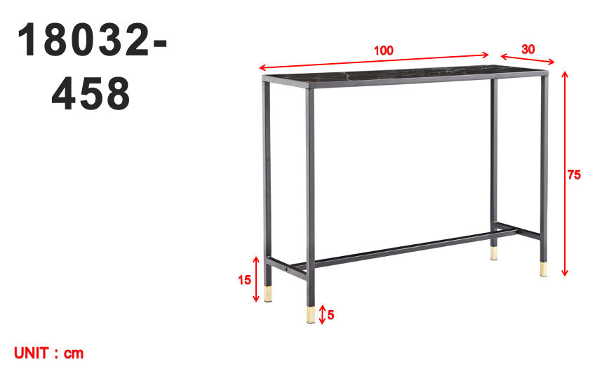 Dipp Beistelltisch in Schwarz/Gold präsentiert im Onlineshop von KAQTU Design AG. Beistelltisch ist von Venture Home