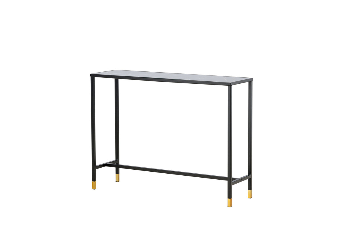 Dipp Beistelltisch in Schwarz/Gold präsentiert im Onlineshop von KAQTU Design AG. Beistelltisch ist von Venture Home