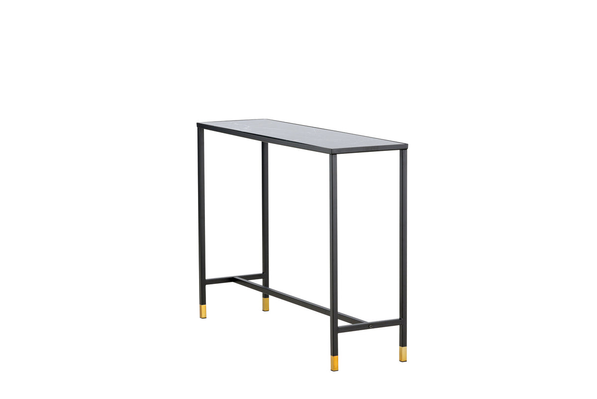 Dipp Beistelltisch in Schwarz/Gold präsentiert im Onlineshop von KAQTU Design AG. Beistelltisch ist von Venture Home