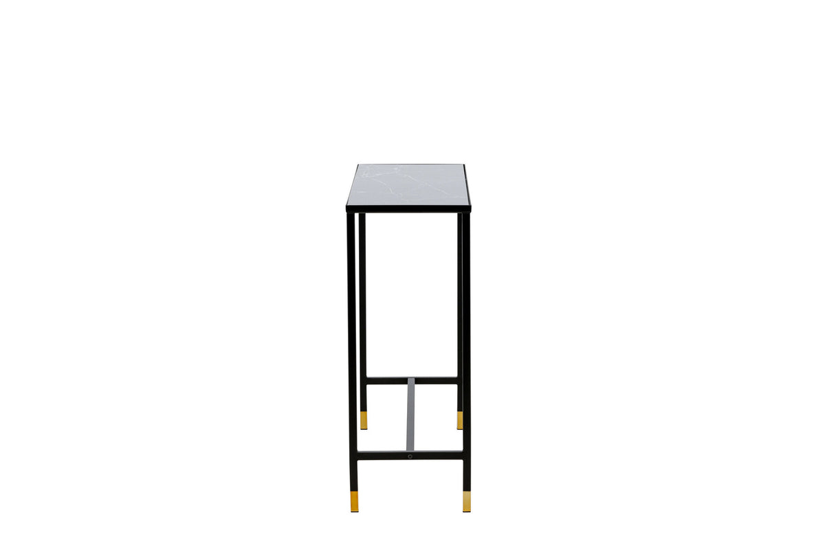 Dipp Beistelltisch in Schwarz/Gold präsentiert im Onlineshop von KAQTU Design AG. Beistelltisch ist von Venture Home