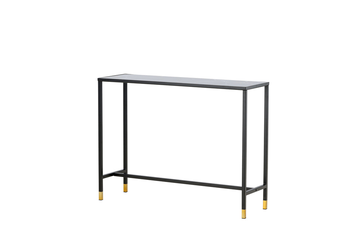 Dipp Beistelltisch in Schwarz/Gold präsentiert im Onlineshop von KAQTU Design AG. Beistelltisch ist von Venture Home