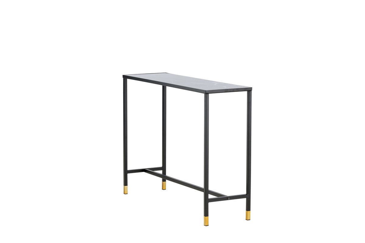 Dipp Beistelltisch in Schwarz/Gold präsentiert im Onlineshop von KAQTU Design AG. Beistelltisch ist von Venture Home