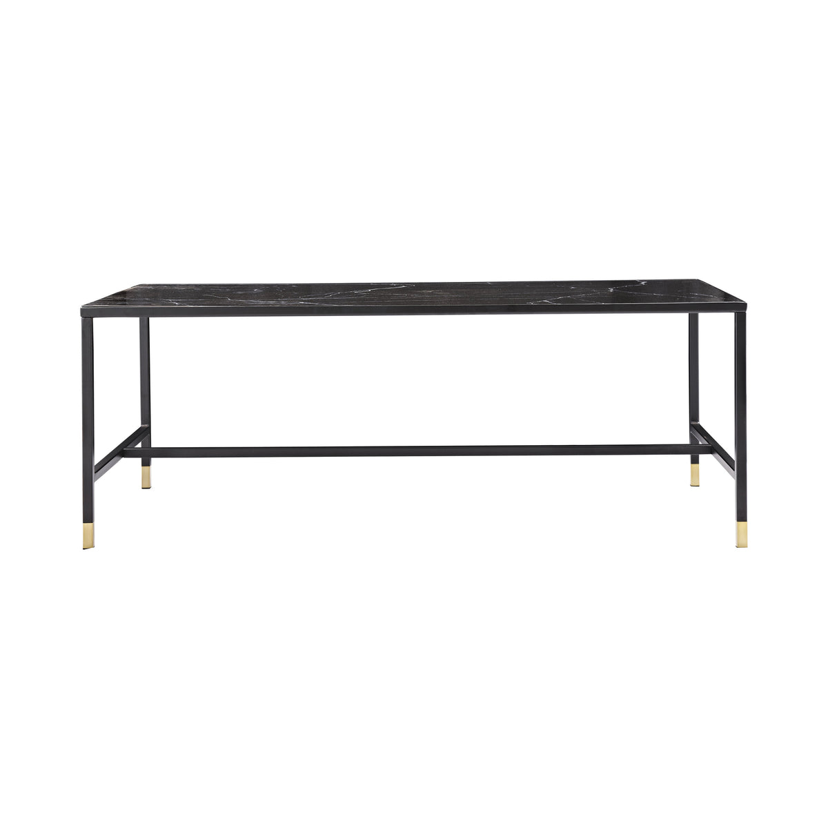 Dipp Beistelltisch in Schwarz/Gold präsentiert im Onlineshop von KAQTU Design AG. Beistelltisch ist von Venture Home