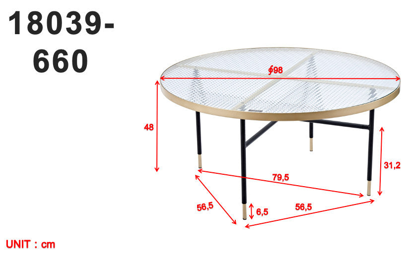 Bubbles Beistelltisch in Gold präsentiert im Onlineshop von KAQTU Design AG. Beistelltisch ist von Venture Home