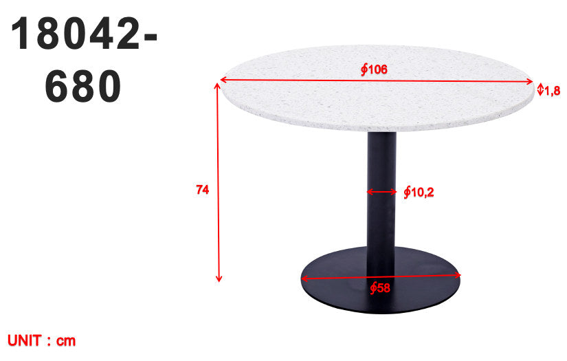 Razzia Tisch in Weiss präsentiert im Onlineshop von KAQTU Design AG. Esstisch ist von Venture Home