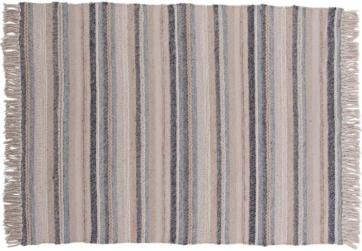 Gudha Teppich in Beige präsentiert im Onlineshop von KAQTU Design AG. Teppich ist von Venture Home