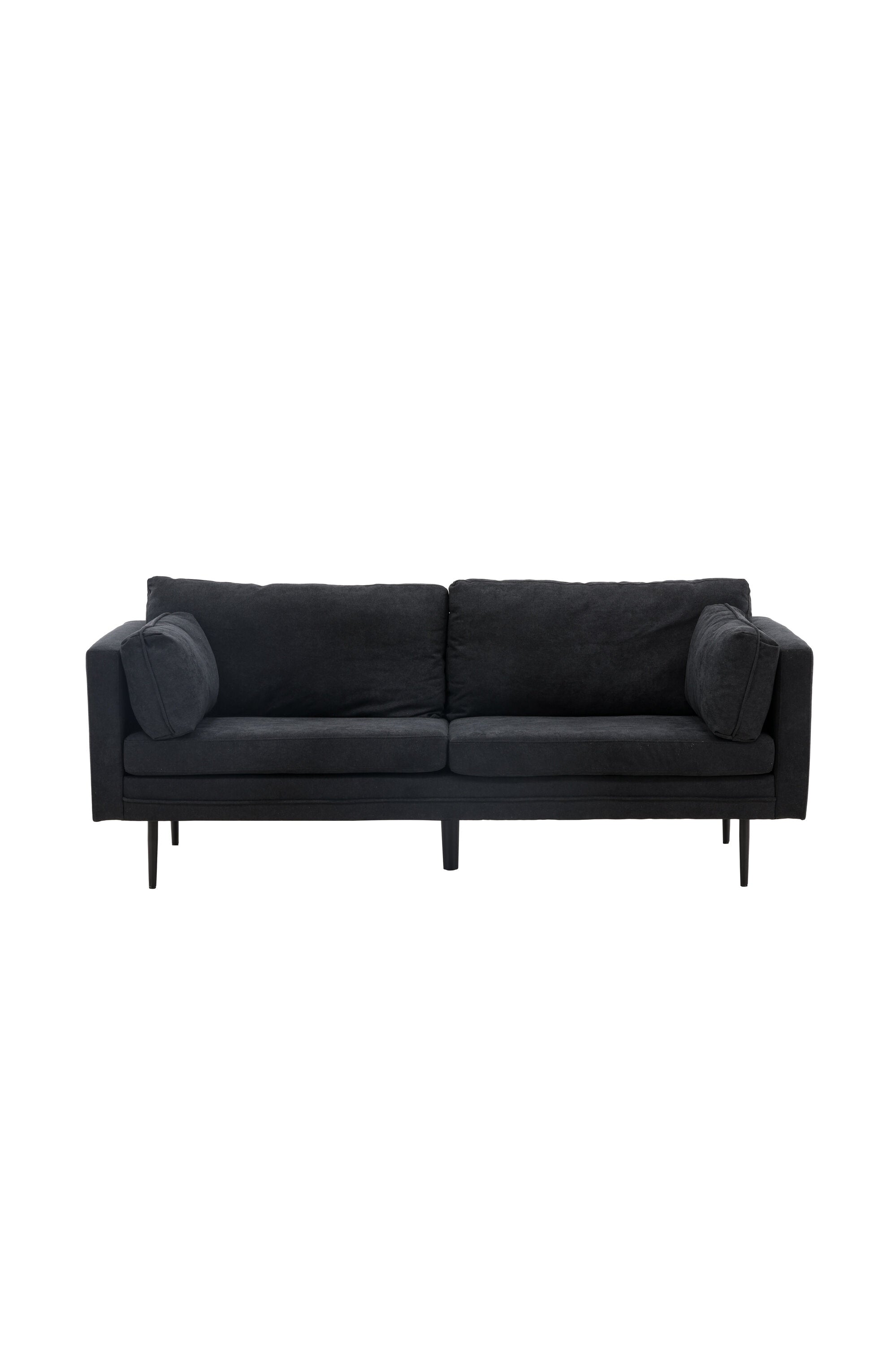 Boom Sofa in Schwarz/Schwarz präsentiert im Onlineshop von KAQTU Design AG. 3er Sofa ist von Venture Home
