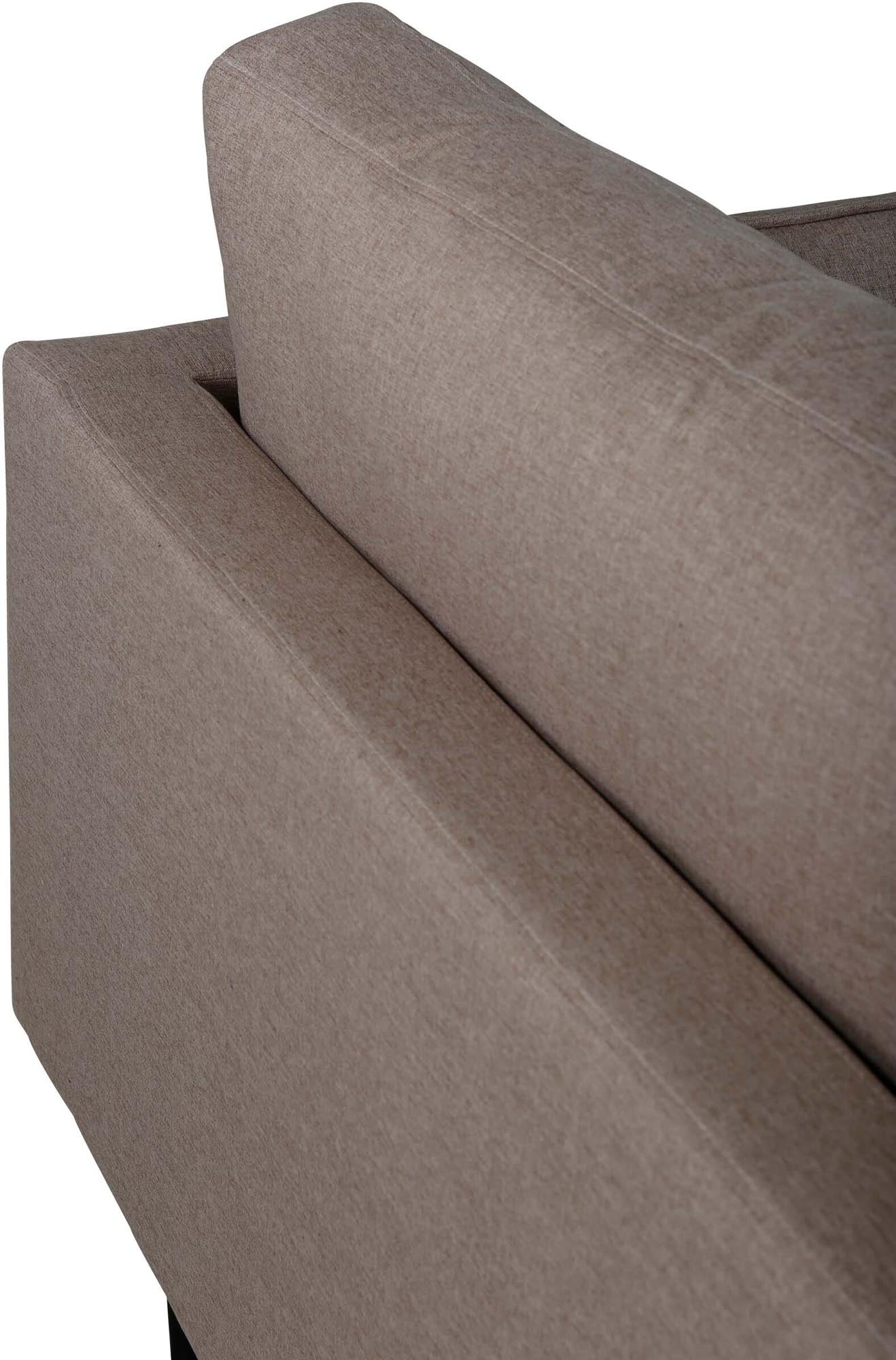 Boom Sofa in Braun/Schwarz präsentiert im Onlineshop von KAQTU Design AG. 3er Sofa ist von Venture Home