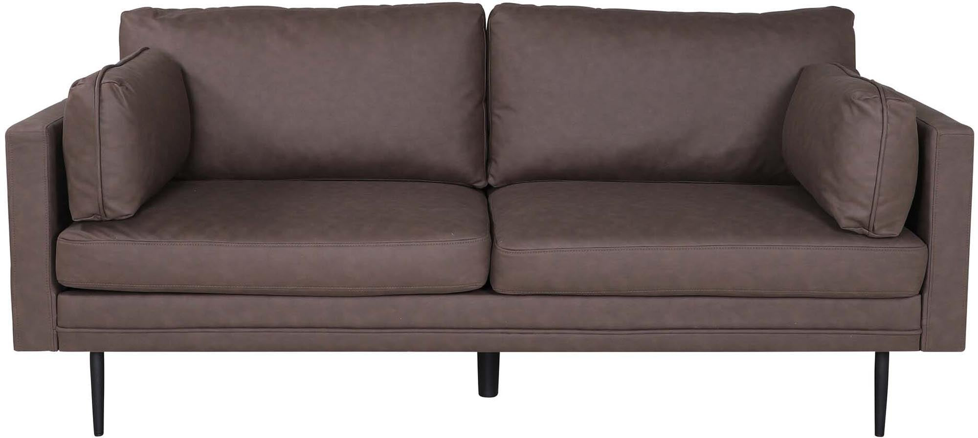 Boom Sofa in Braun/Schwarz präsentiert im Onlineshop von KAQTU Design AG. 3er Sofa ist von Venture Home