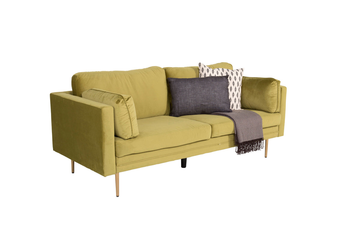 Boom Sofa in Grün präsentiert im Onlineshop von KAQTU Design AG. 3er Sofa ist von Venture Home