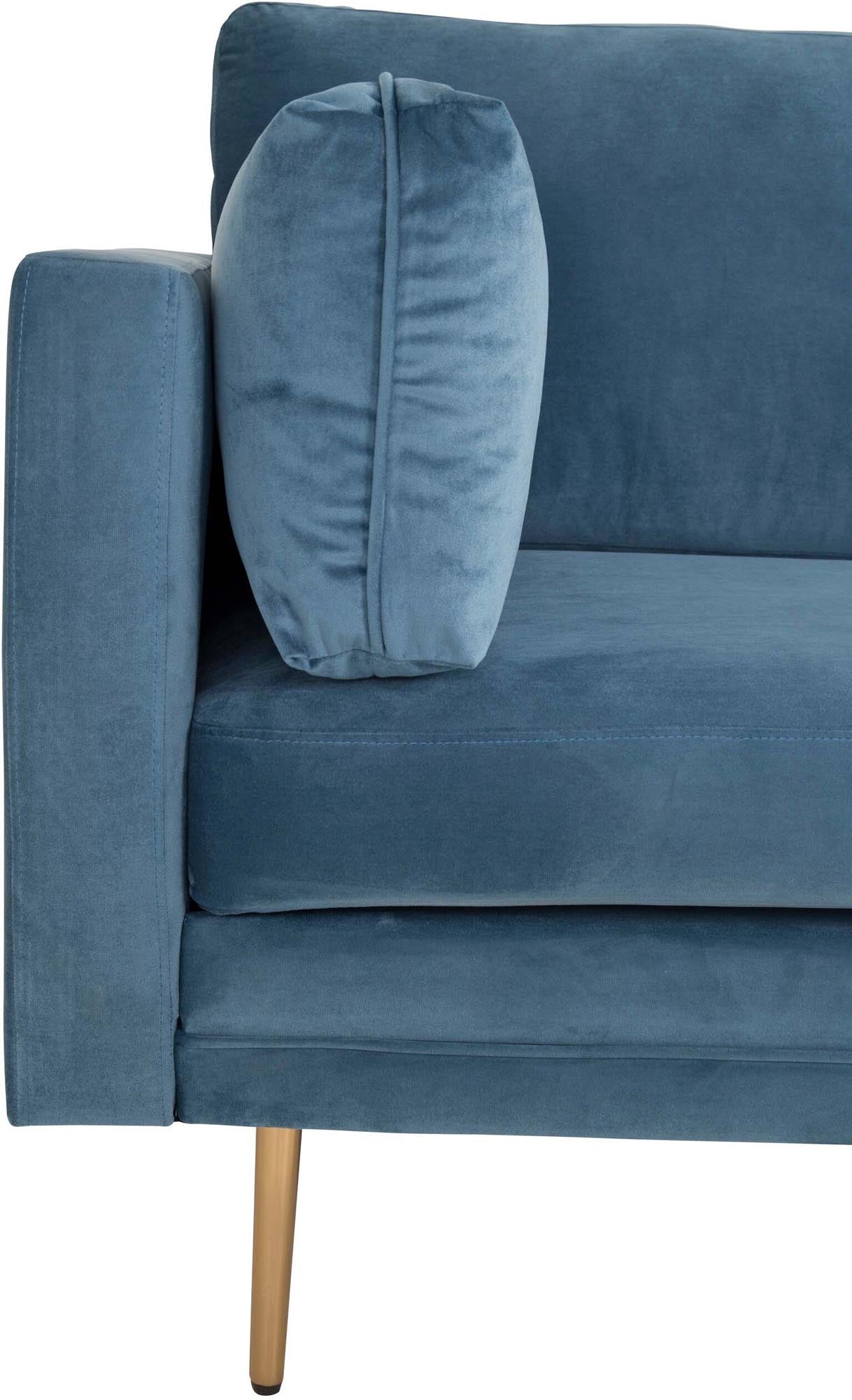 Boom Sofa in Blau präsentiert im Onlineshop von KAQTU Design AG. 3er Sofa ist von Venture Home