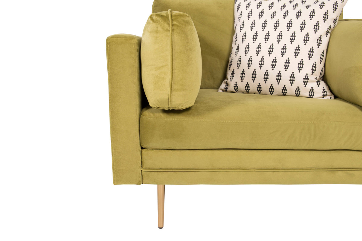 Boom Sessel in Grün präsentiert im Onlineshop von KAQTU Design AG. Sessel mit Armlehnen ist von Venture Home