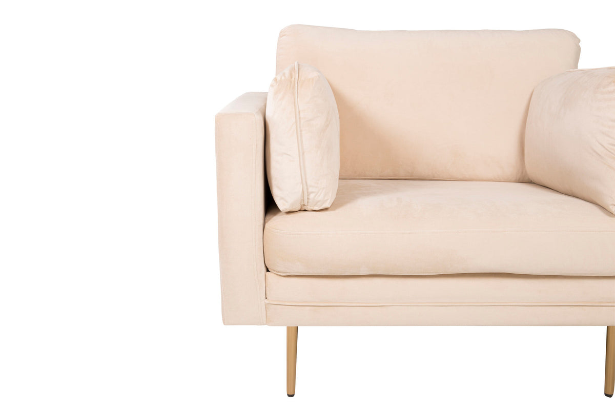 Boom Sessel in Creme präsentiert im Onlineshop von KAQTU Design AG. Sessel mit Armlehnen ist von Venture Home