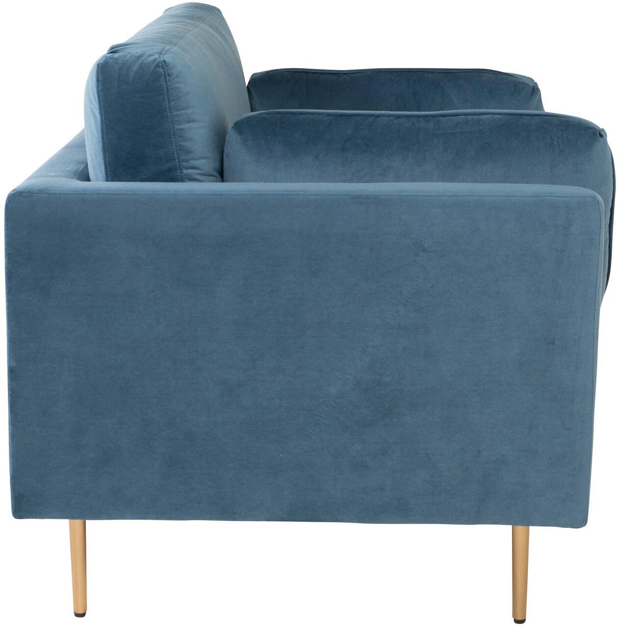 Entdecken Sie den Boom Sessel von Venture Home – ein stilvolles Möbelstück aus luxuriösem Samt, das Komfort und modernes Design vereint.