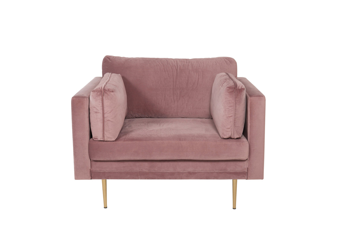 Boom Sessel in Altrosa präsentiert im Onlineshop von KAQTU Design AG. Sessel mit Armlehnen ist von Venture Home