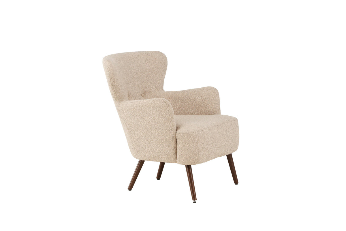 Lincoln Sessel in Beige präsentiert im Onlineshop von KAQTU Design AG. Sessel mit Armlehnen ist von Venture Home