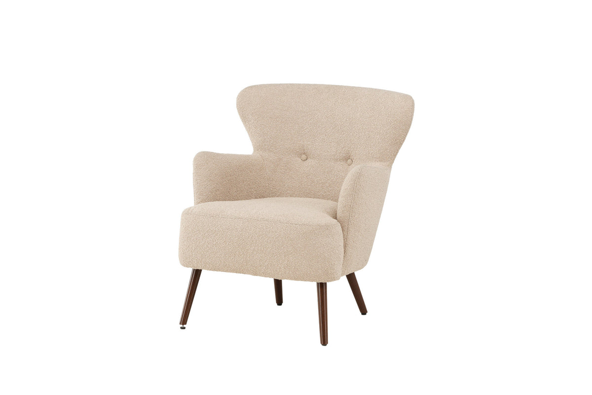 Lincoln Sessel in Beige präsentiert im Onlineshop von KAQTU Design AG. Sessel mit Armlehnen ist von Venture Home