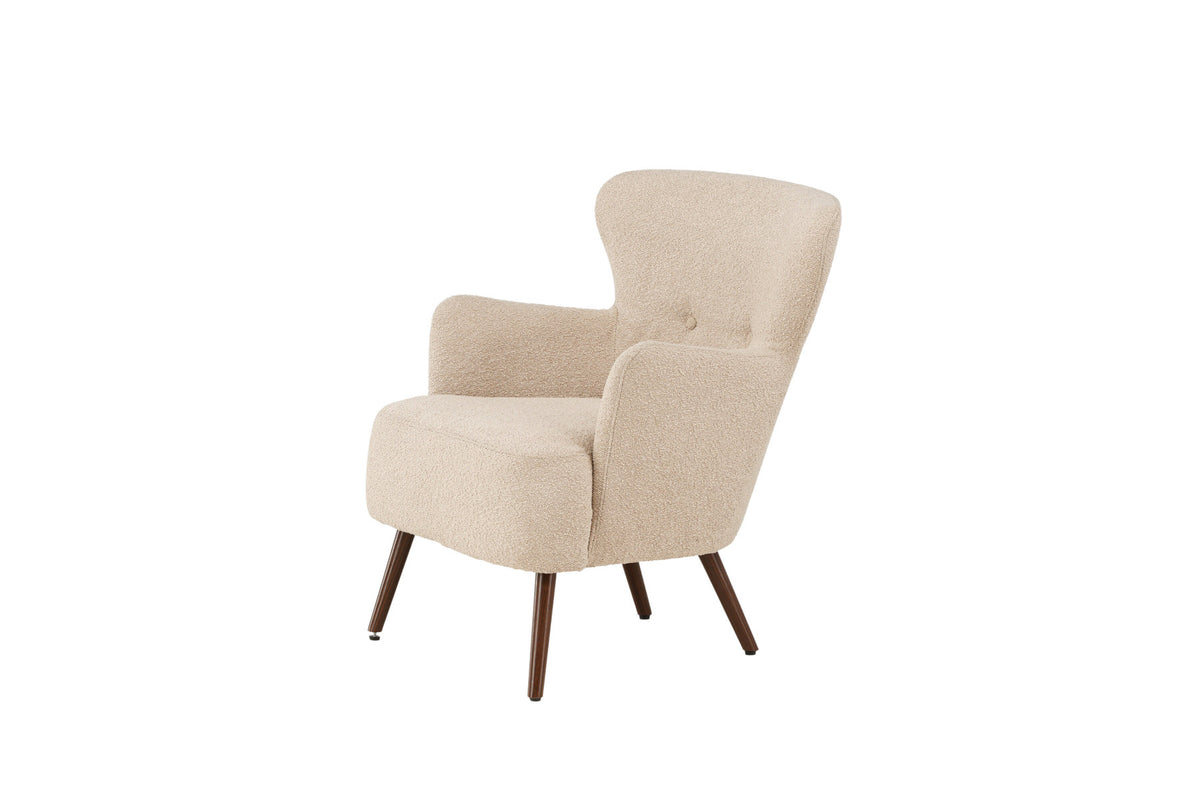 Lincoln Sessel in Beige präsentiert im Onlineshop von KAQTU Design AG. Sessel mit Armlehnen ist von Venture Home