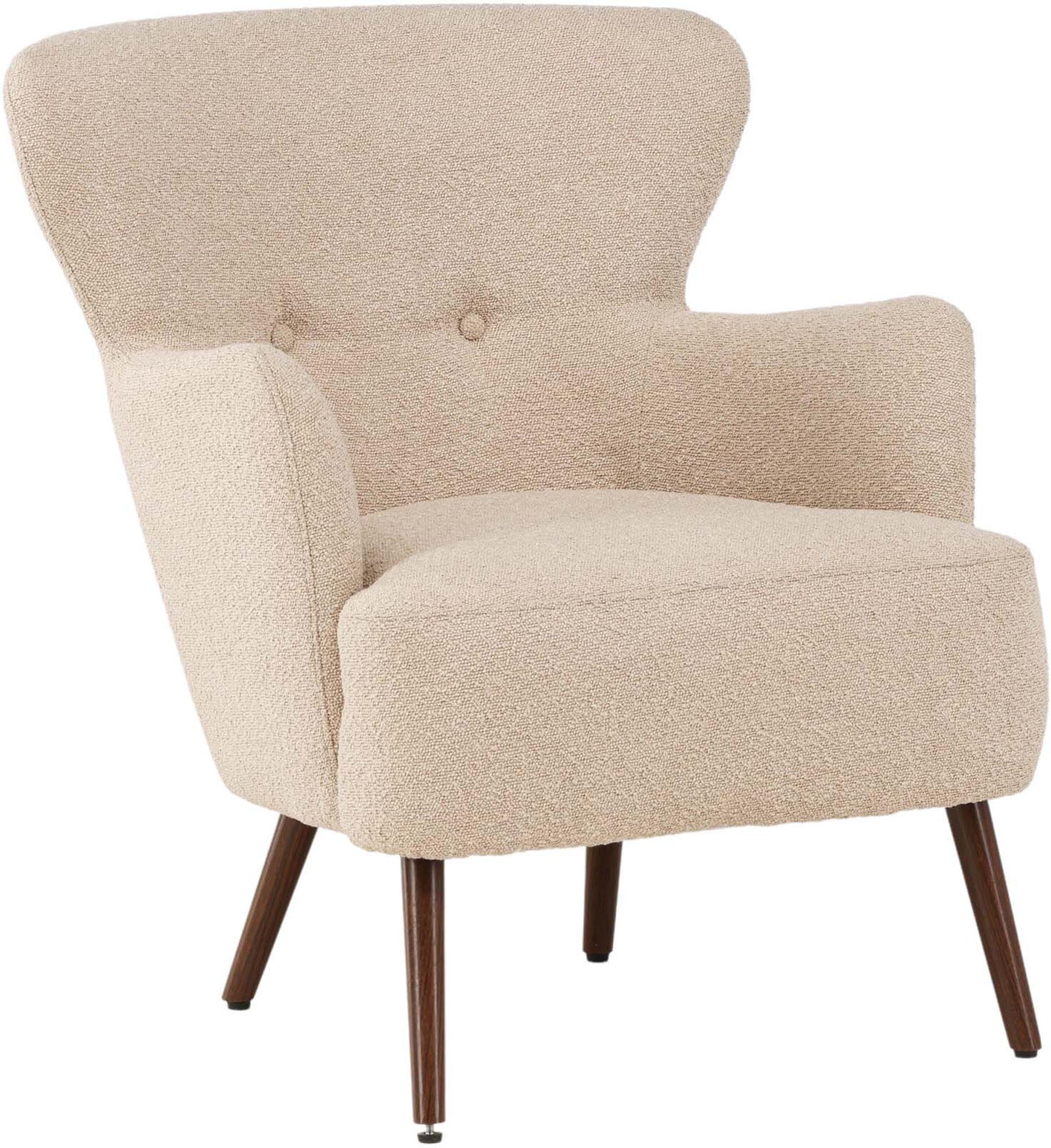 Entdecken Sie den Lincoln Sessel von Venture Home: elegantes Design, hochwertiger Boulene-Stoff, robuste Beine und vielseitige Einsatzmöglichkeiten.