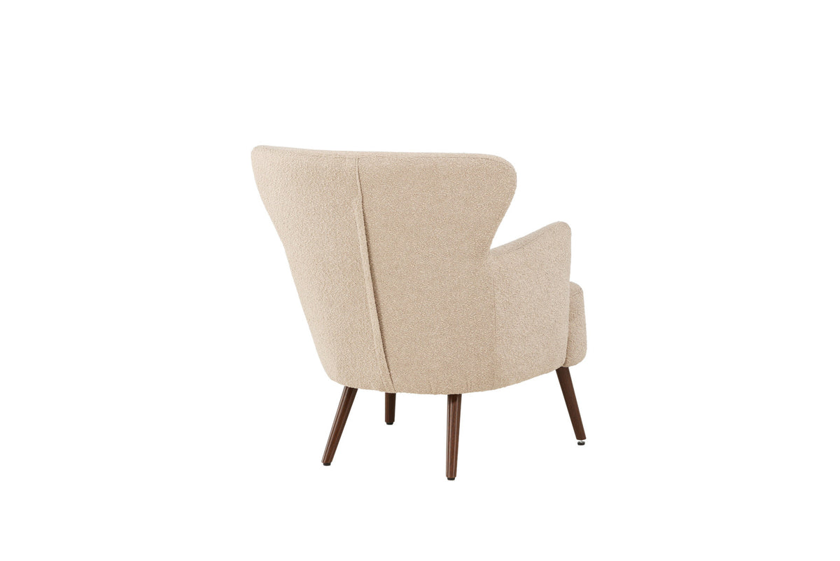 Lincoln Sessel in Beige präsentiert im Onlineshop von KAQTU Design AG. Sessel mit Armlehnen ist von Venture Home