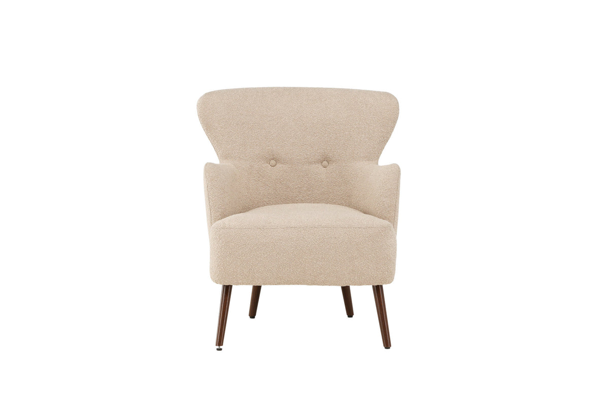 Lincoln Sessel in Beige präsentiert im Onlineshop von KAQTU Design AG. Sessel mit Armlehnen ist von Venture Home