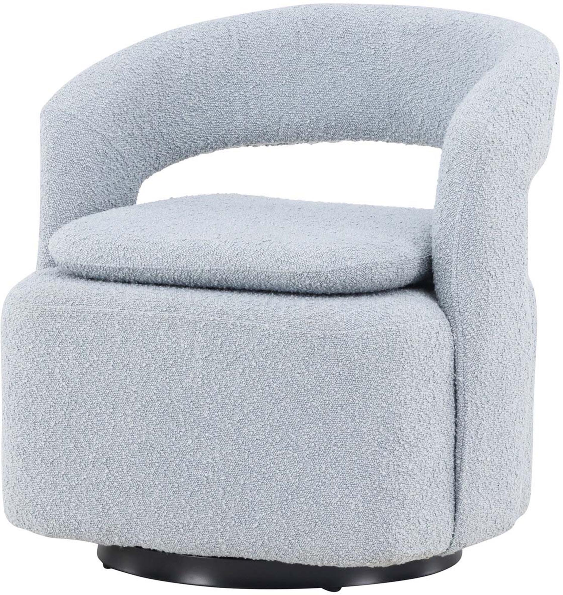 Laurel Sessel von Venture Home: Eleganz und Komfort vereint in hochwertigem Bouclé und stabilen Stahlbeinen. Ein stilvolles Highlight für Ihr Zuhause.