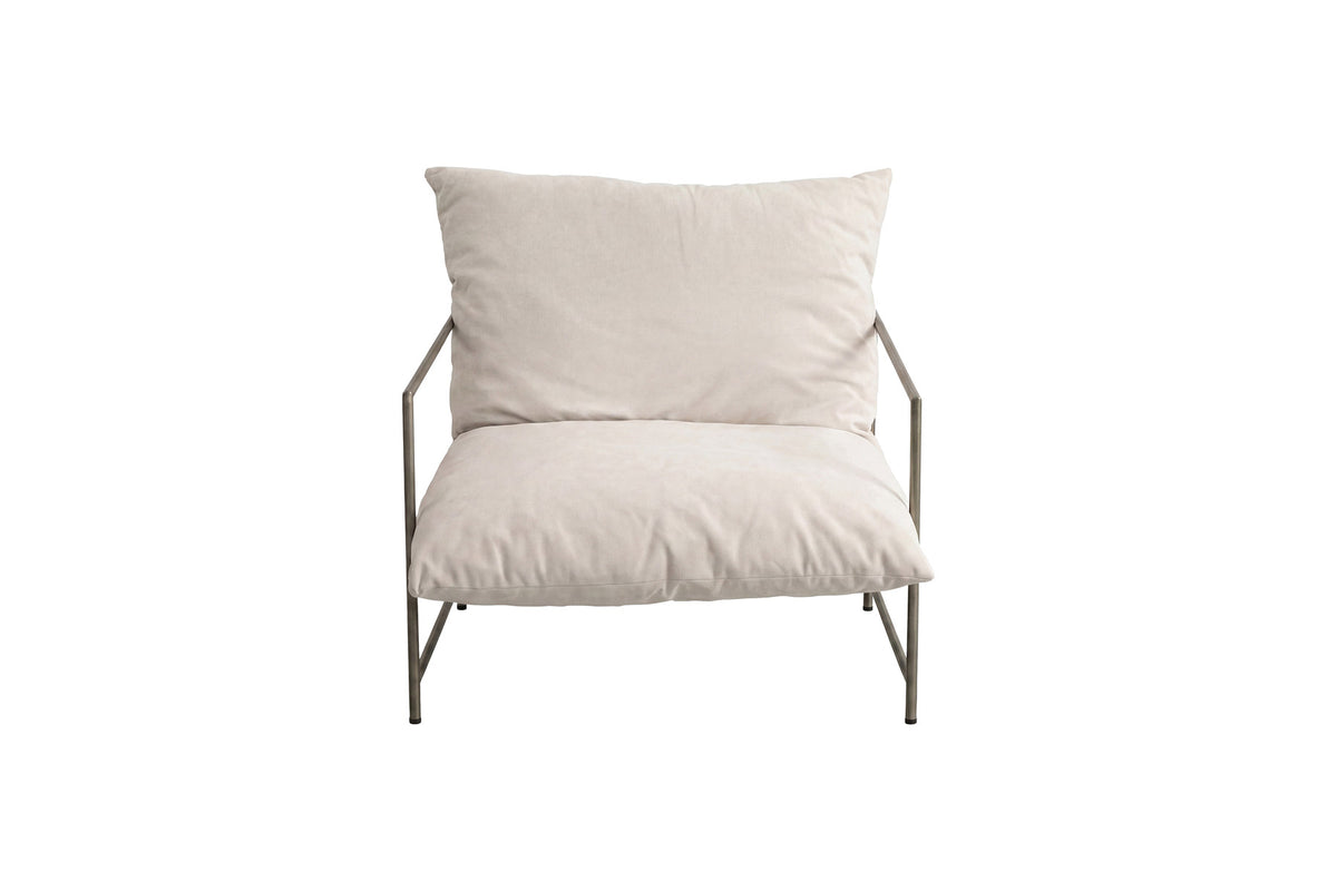 Sedalia Sessel in Beige präsentiert im Onlineshop von KAQTU Design AG. Sessel mit Armlehnen ist von Venture Home