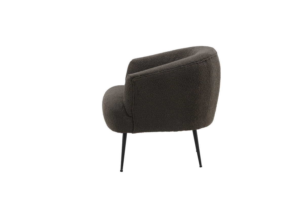 Derry Sessel in Dunkelgrau präsentiert im Onlineshop von KAQTU Design AG. Sessel mit Armlehnen ist von Venture Home
