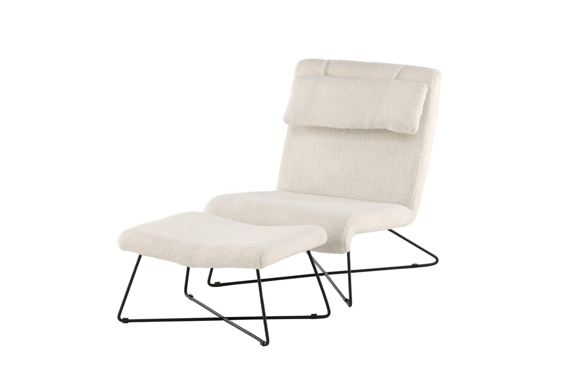 Laconia Sessel in Weiss präsentiert im Onlineshop von KAQTU Design AG. Sessel ist von Venture Home
