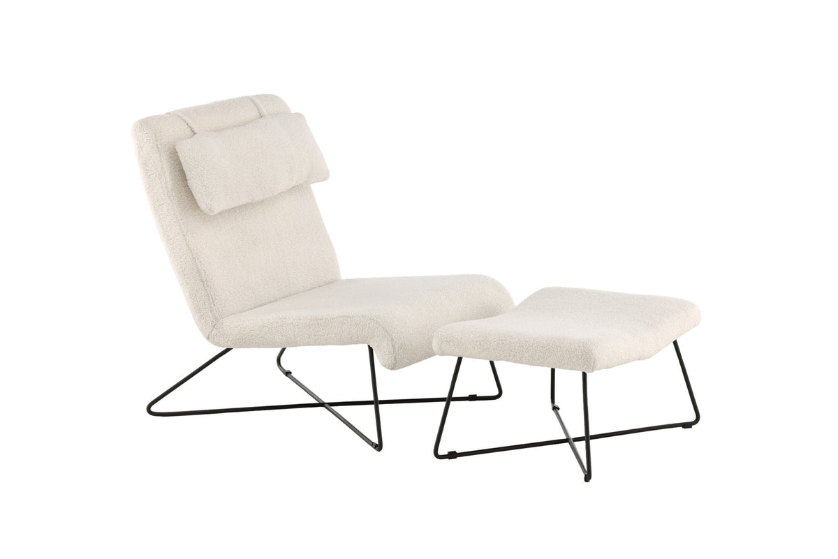 Laconia Sessel in Weiss präsentiert im Onlineshop von KAQTU Design AG. Sessel ist von Venture Home