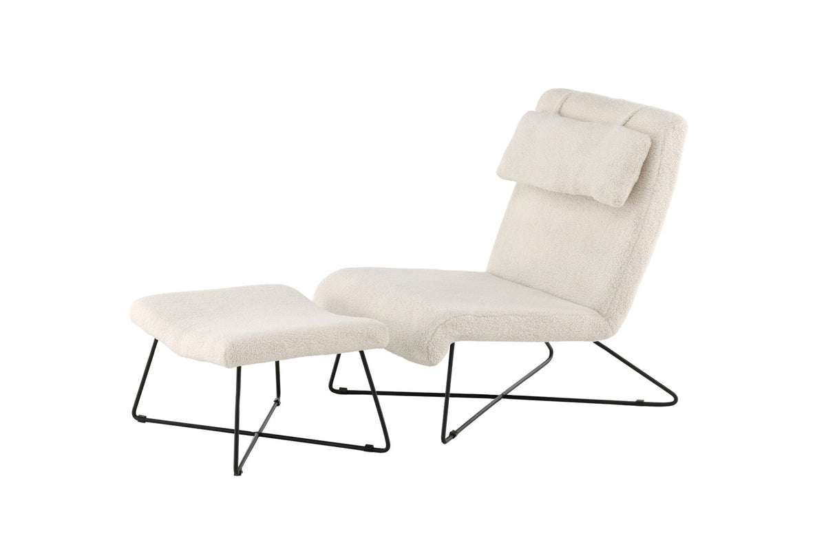 Laconia Sessel in Weiss präsentiert im Onlineshop von KAQTU Design AG. Sessel ist von Venture Home