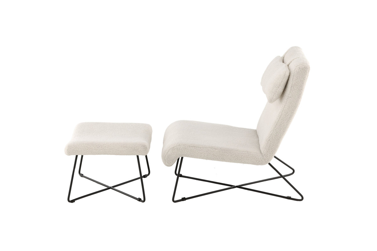 Laconia Sessel in Weiss präsentiert im Onlineshop von KAQTU Design AG. Sessel ist von Venture Home