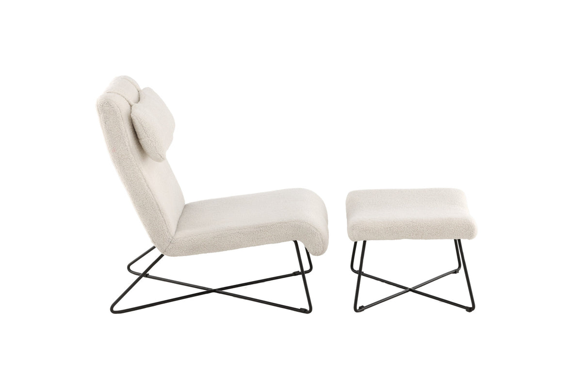 Laconia Sessel in Weiss präsentiert im Onlineshop von KAQTU Design AG. Sessel ist von Venture Home