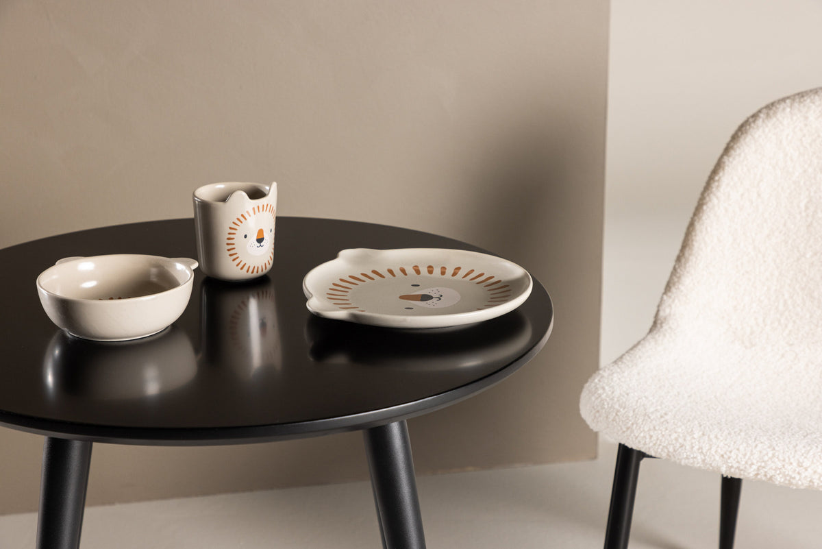 Plaza Kindertisch in Schwarz präsentiert im Onlineshop von KAQTU Design AG. Esstisch ist von Venture Home