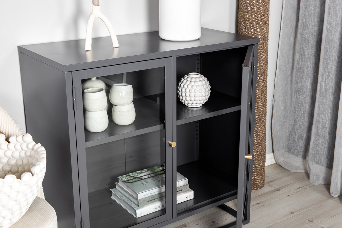 Will Kabinett in Grau präsentiert im Onlineshop von KAQTU Design AG. Cabinet ist von Venture Home