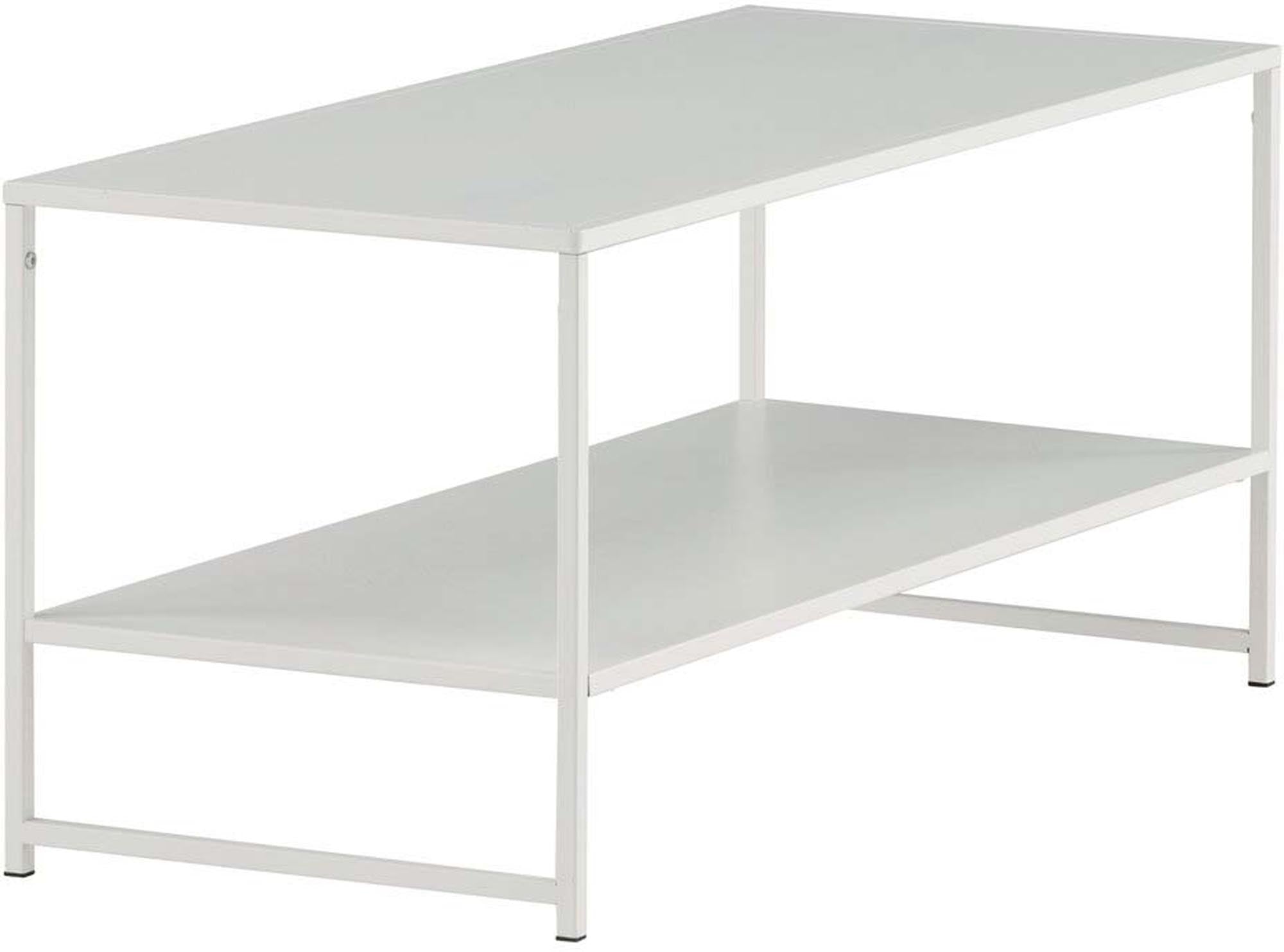 Industrieller Staal Coffee Tisch von Venture Home: Hochwertiger Stahl, praktische Reliefoberflächen und unkomplizierte Montage für stilvolle Wohnräume.