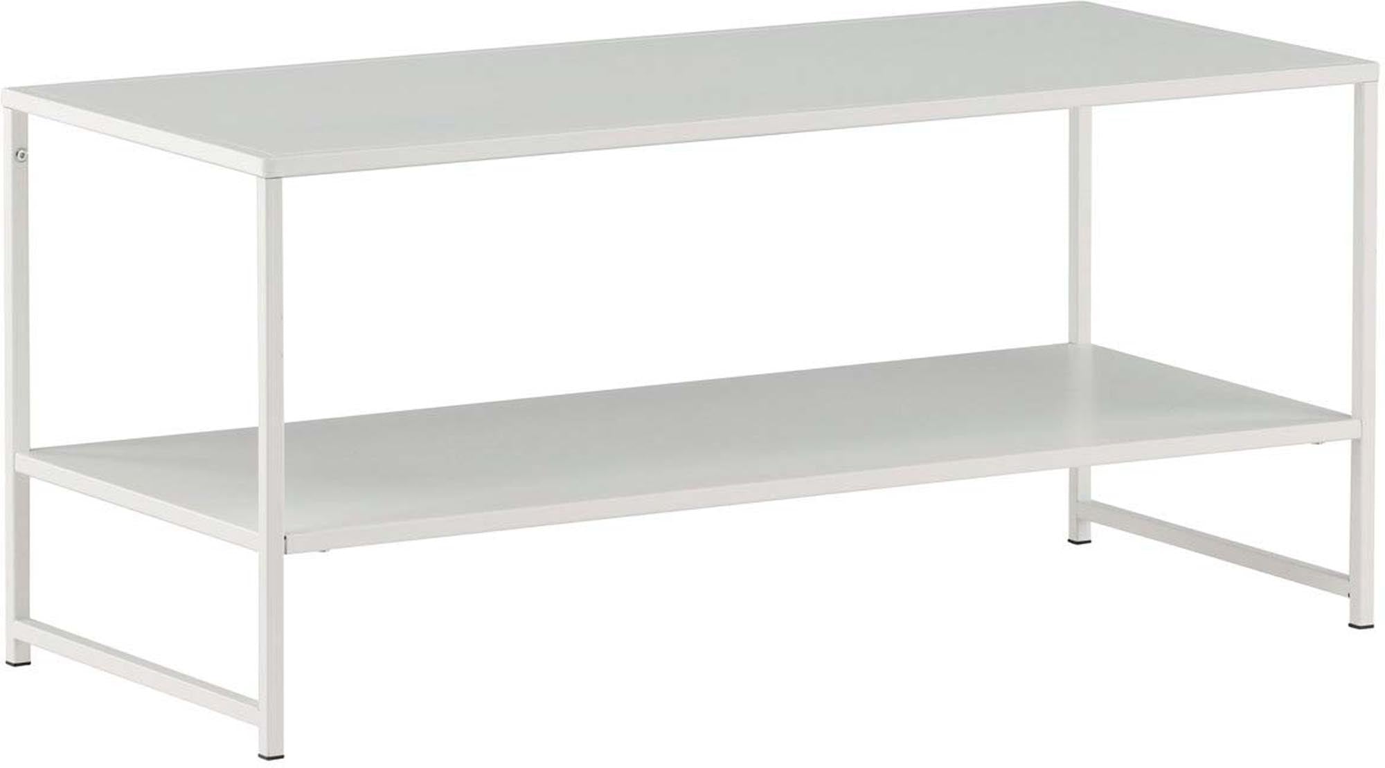 Moderner Staal Coffee Tisch von Venture Home: Elegantes Design aus pulverbeschichtetem Stahl, vielseitig einsetzbar und pflegeleicht für Ihr Zuhause.